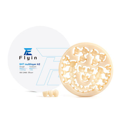 kupować Laboratorium stomatologiczne CAD CAM SHT Wielowarstwowe Zirkonia Ceramiczne Bloki Biały Otwarty System 98mm online manufacture