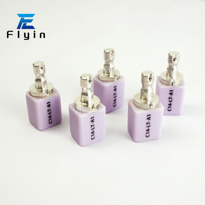 kupować FLYIN LT HT CAD CAM Litium Disilicate Dental Block Glass Ceramic C14 B40 online manufacture