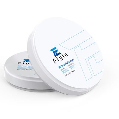 kupować Flyin Nowy Popularny Sprzedaż Cad Cam Zirconia Bloki 14mm 3D Pro Wielowarstwowe Zirconia Bloki online manufacture