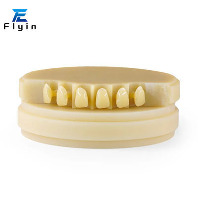 CAD CAM Clear Pmma Block Dental z płaską i twardą powierzchnią